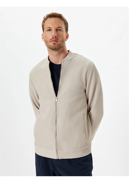 Bomber Ceket Fitilli Fermuarlı modelleri