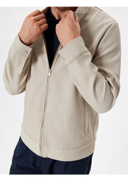 Bomber Ceket Fitilli Fermuarlı indirimleri