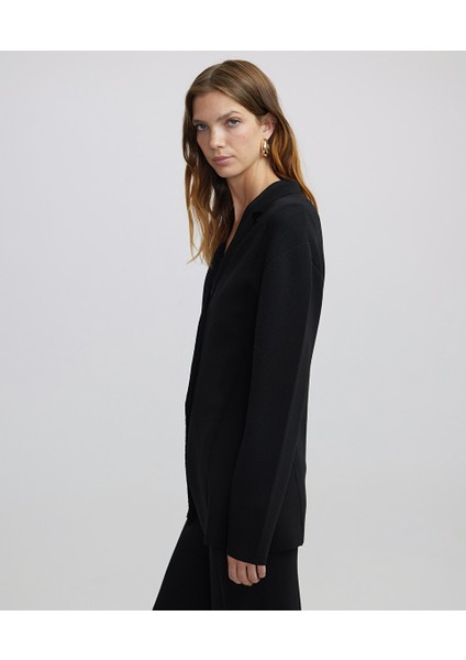 Düğmeli Triko Blazer IW6240106026001 modelleri