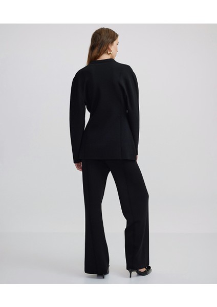 Düğmeli Triko Blazer IW6240106026001 fırsatları