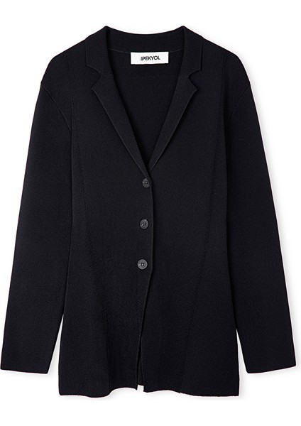 Düğmeli Triko Blazer IW6240106026001 indirimleri