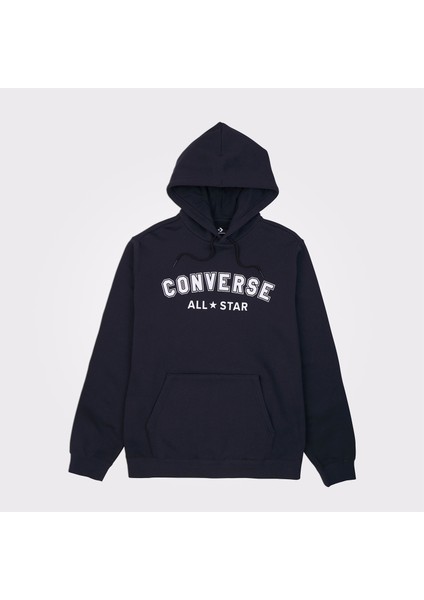 Go-To Wordmark Standard Fit Fleece Pullover Unisex Siyah Hoodie