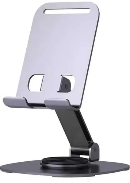 360° Dönen Metal Masaüstü Tablet ve Telefon Standı