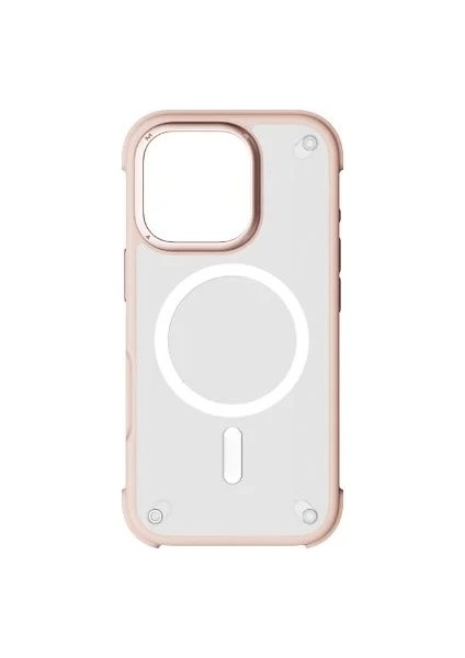 Apple iPhone 16 Pro Air Caseform Magnetic Case Telefon Kılıfı Pembe- MUAP24ML2
