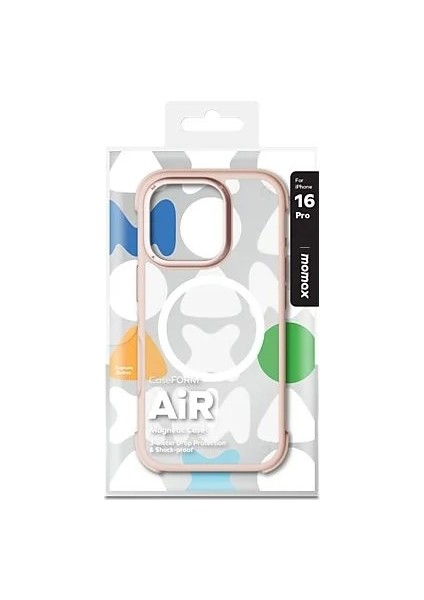Apple iPhone 16 Pro Air Caseform Magnetic Case Telefon Kılıfı Pembe- MUAP24ML2