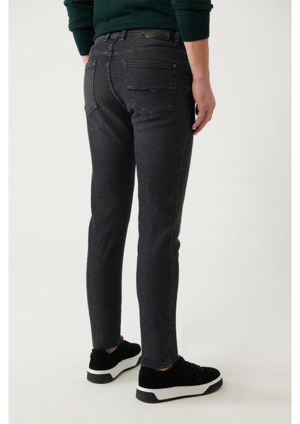 Erkek Siyah Rio Jean Pantolon Eskitme Yıkamalı Esnek Skinny Fit A32y3511 indirimleri