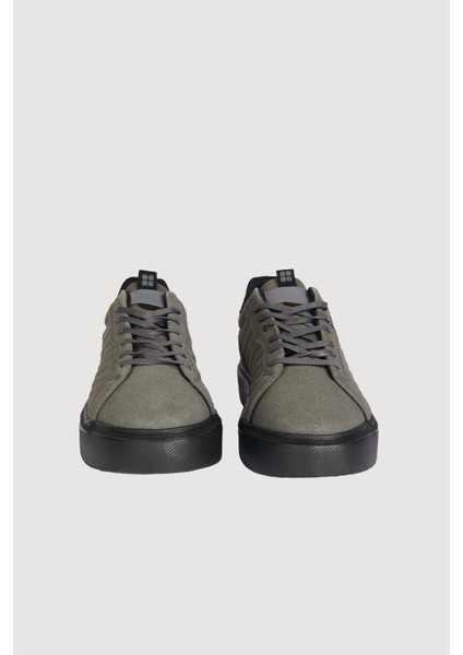 Erkek Gri Süet Detaylı Esnek Taban Sneaker A31Y8072