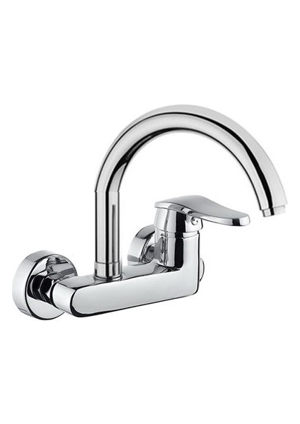 Delta Mix Duvardan Delta Borulu Aplike Lavabo Bataryası