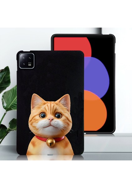 Xiaomi Pad 6 Pro / Pad 6 Kılıf Desen Baskı Ince Tpu Tablet Koruyucu Kapak-Kısa Tüylü Kedi Için (Yurt Dışından) fırsatları