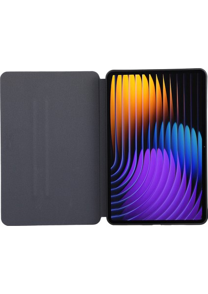 Xiaomi Pad 7/7 Pro Darbeye Dayanıklı Kılıf Standlı Pu Deri Tablet Kılıfı-Kırmızı (Yurt Dışından) modelleri