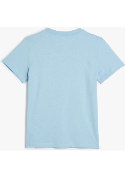 Basic Tişört Sörf Baskılı Kısa Kollu Bisiklet Yaka Pamuklu fiyatları