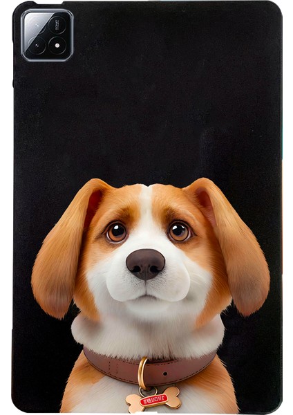 Xiaomi Pad 6s Pro 12.4 Kılıf Desen Baskı Ince Tpu Tablet Koruyucu Kapak-Harrier Beagle Için (Yurt Dışından)