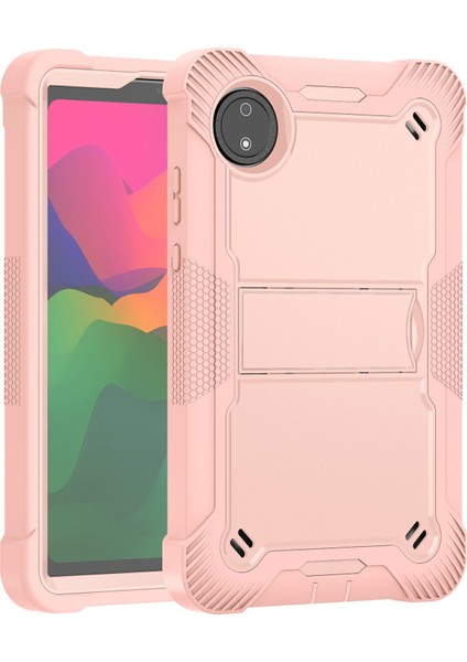 Xiaomi Redmi Pad Se 4g 8.7 Inç Kılıf Silikon + Pc Tablet Koruyucu Kapak Stand-Gül Altın Için (Yurt Dışından)