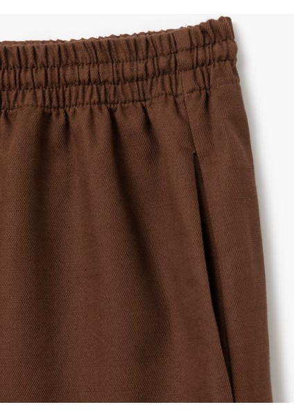 Pamuklu Regular Fit Cepli Beli Bağcıklı Kısa Şort indirimleri