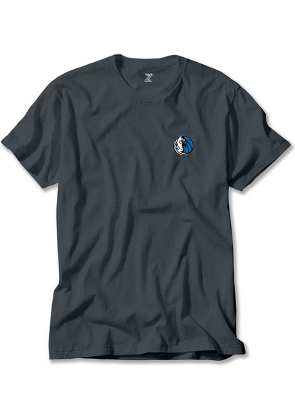 Dallas Mavericks Logo Füme Tişört