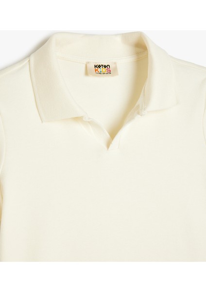 Pamuklu Kısa Kollu Basic Polo Yaka Tişört