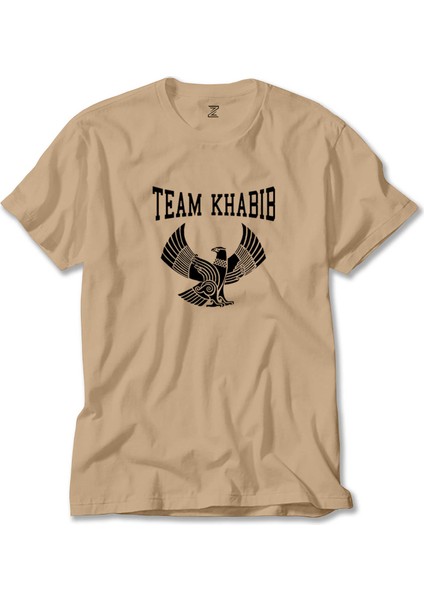 Khabib Nurmagomedov Team Essential 2 Krem Tişört
