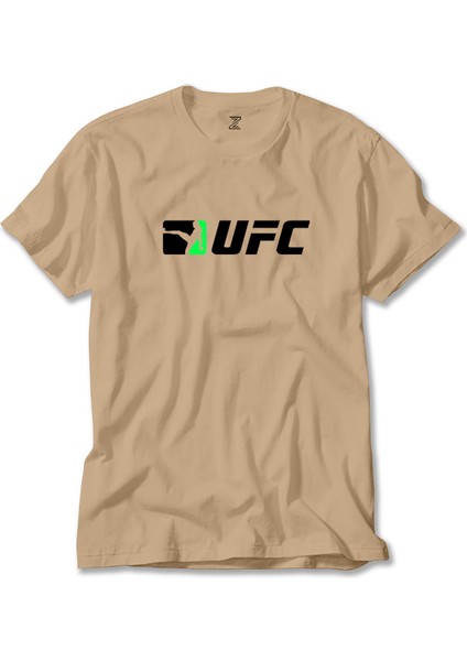 Ufc Green Kick Krem Tişört