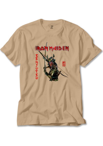Iron Maiden Senjutsu Krem Tişört