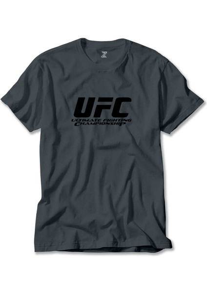 Ufc Logo Ultimate Championship Füme Tişört