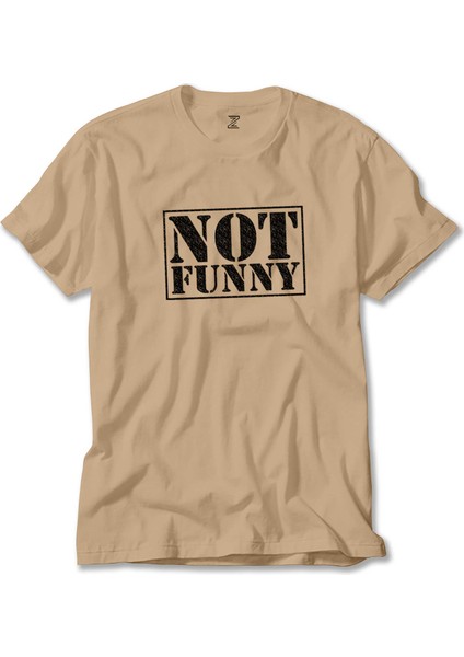 Not Funny Krem Tişört