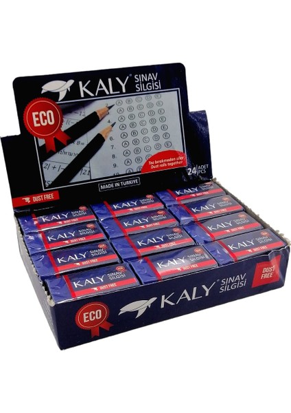 24 Adet Mavi Sınav Silgisi ART.591 (1 Paket)