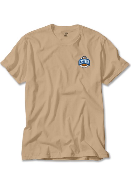 Nba Eastern Logo Krem Tişört