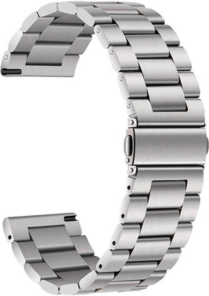 Xiaomi Amazfit Pace İçin Uyumlu Kayış Kordonu Band-04 22 mm Metal Kordon