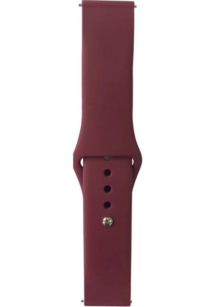 Samsung Galaxy Watch 42 mm Band Serisi 20MM Klasik Kordon Silikon Strap Kayış