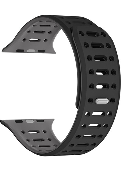 Watch 44 mm İçin Uyumlu Kayış Kordonu KRD-124 Silikon Kordon Strap Kayış