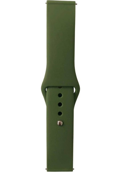 Samsung Galaxy Watch 42 mm Band Serisi 20MM Klasik Kordon Silikon Strap Kayış