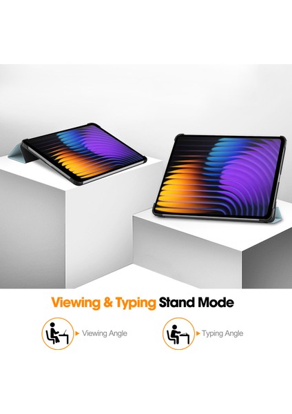 Xiaomi Pad 7 Pro/pad 7 Kılıf Desenli Baskı Deri Tablet Kılıfı-At (Yurt Dışından)