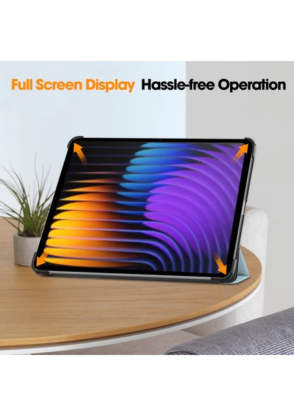Xiaomi Pad 7 Pro/pad 7 Kılıf Desenli Baskı Deri Tablet Kılıfı-At (Yurt Dışından)
