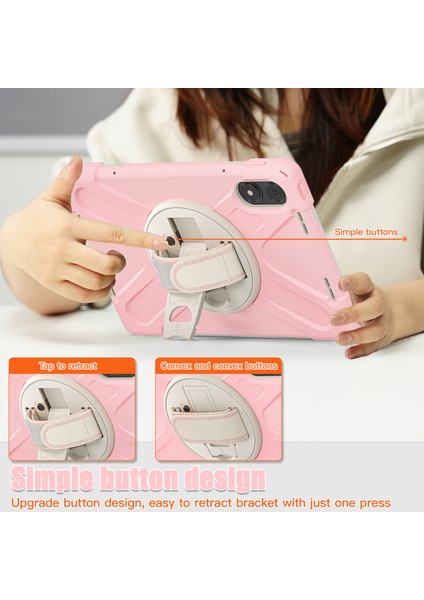 Xiaomi Redmi Pad Pro 5g/redmi Pad Pro/poco Pad 5g/4g Tpu Pc Silikon Kapak-Pembe (Yurt Dışından)