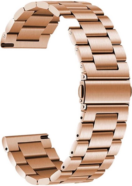 Huawei Gt2 46 mm İçin Uyumlu Kayış Kordonu Band-04 22MM Metal Kordon