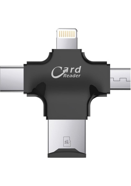 Profesyonel Kamera Akıllı Telefon Uyumlu 4 In 1 Kart Okuyucu Aparat fiyatları
