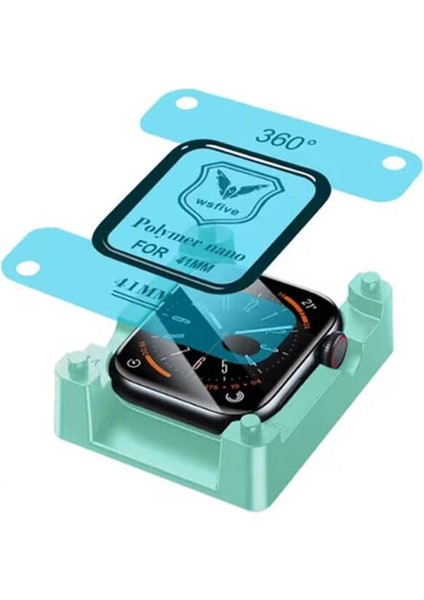 Watch 7 41MM İçin Uyumlu Polymer Nano Ekran Koruyucu + Uygulama Aparatlı
