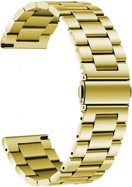 Huawei Gt2 46 mm İçin Uyumlu Kayış Kordonu Band-04 22MM Metal Kordon