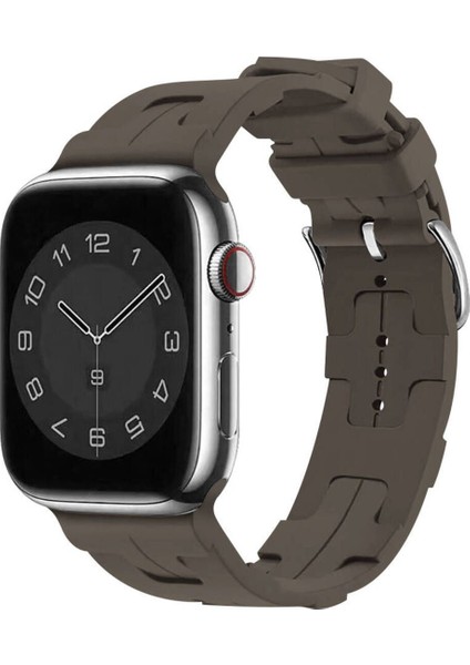 Watch 38 mm İçin Uyumlu Kayış Kordonu Krd-92 Silikon Kordon