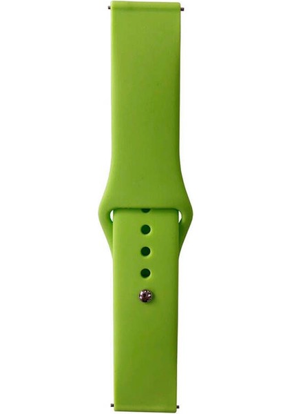 Samsung Galaxy Watch Active 2 40 mm Band Serisi 20MM Klasik Kordon Silikon Strap Kayış