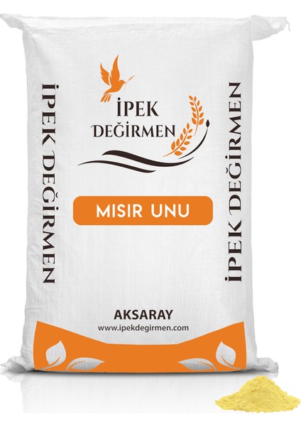 Ipek Değirmen Mısır Unu Doğal Katkısız Glutensiz Taş Değirmen 20 kg