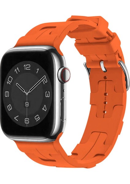 Watch 38 mm İçin Uyumlu Kayış Kordonu Krd-92 Silikon Kordon