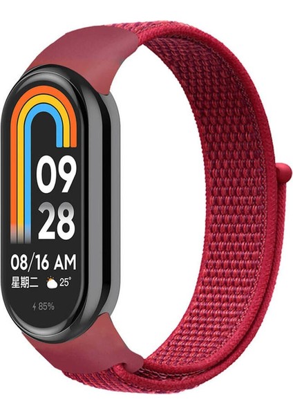 Xiaomi Mi Band 8 İçin Uyumlu Kayış Kordonu Krd-03 Hasır Kordon
