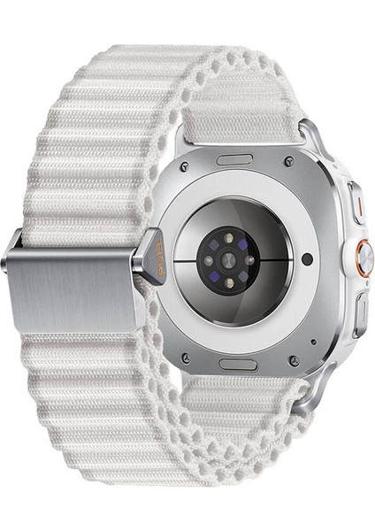 Samsung Galaxy Watch Ultra 47 mm İçin Uyumlu Kayış Kordonu KRD-120 Hasır Örgülü Kordon