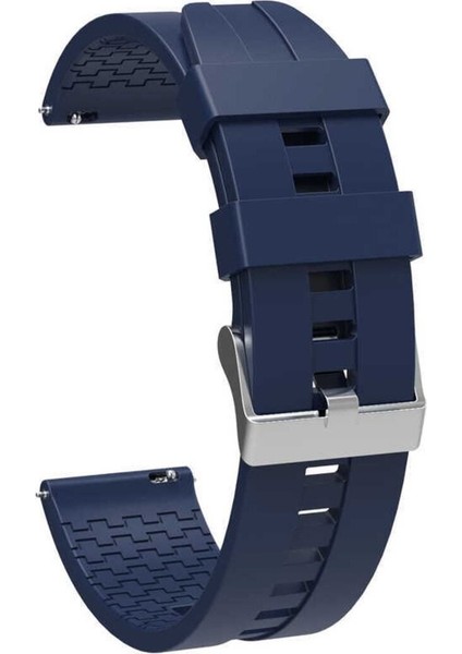 Samsung Galaxy Watch 42MM İçin Uyumlu Krd-23 20MM Silikon Kordon Akıllı Saat Bileklik Kayışı Kordonu