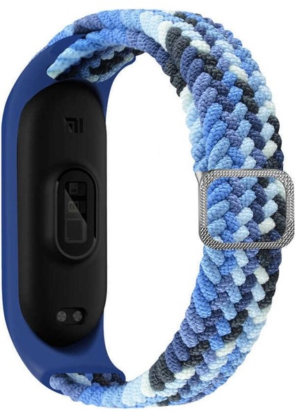Xiaomi Mi Band 3 İçin Uyumlu Krd-49 Örgü Kordon Takıp Çıkartılan Çıkartılabilen Kayış