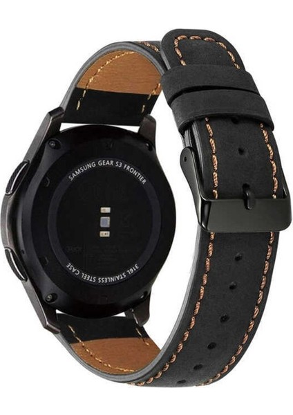 Huawei Watch Gt 3 46MM İçin Uyumlu Krd-29 Deri Kordon Takıp Çıkartılan Çıkartılabilen Kayış