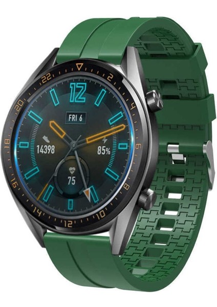 Huawei Watch Gt 3 46MM İçin Uyumlu Krd-23 Silikon Kordon Takıp Çıkartılan Çıkartılabilen Kayış