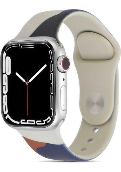 Apple Watch 38MM Için Uyumlu Krd-62 Silikon Kordon Akıllı Saat Bileklik Kayışı Kordonu
