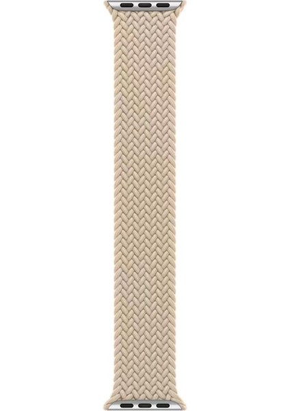 Watch 38MM İçin Uyumlu Hasır Özgü Dizayn Kordon Tek Parça Kayış Krd-32 Xsmall Kordon